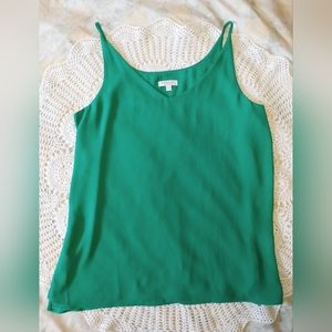 R ESSENTIALS Emerald Green Lightweight Flowy Cami Size Medium